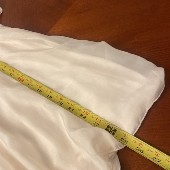 Alice Rinaldi MEDIUM Baby Doll Blush Pink Silk Blouse - Picture 9 of 10